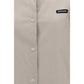 Miu Miu Gray Cotton Dress Shirt