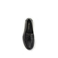 Prada Black Calf Leather Bos Taurus Slip-On Loafers