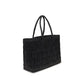 The Row Black Raffia Shoulder Bag