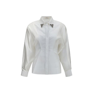 Versace White Cotton Dress Shirt