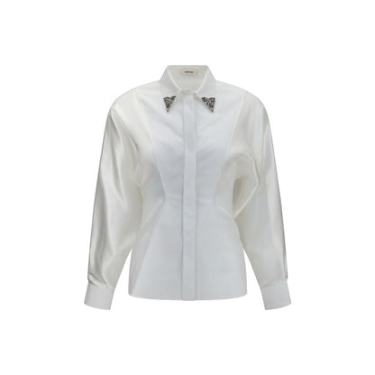 Versace White Cotton Dress Shirt