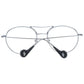 Moncler Gray Metal Sunglasses