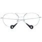 Moncler Silver Metal Sunglasses