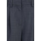 Brunello Cucinelli Gray Wool Oves Aries Dress Pants