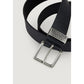 Armani Exchange Black Leather Regular Belt