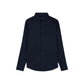 Armani Exchange Blue Cotton Dress Shirt