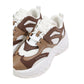 Armani Exchange Bicolor Polyester Chunky Sneakers