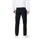 Armani Exchange Black Cotton Casual Pants