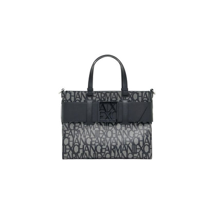 Armani Exchange Black Cotton Handbag