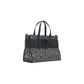 Armani Exchange Black Cotton Handbag