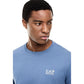EA7 Emporio Armani Blue Cotton Sportswear
