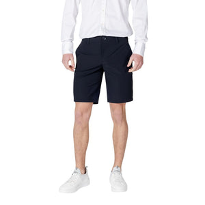 Armani Exchange Blue Polyamide Bermuda Shorts