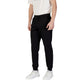 Armani Exchange Black Cotton Joggers (Workout Pants)