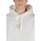 Armani Exchange Cream Cotton Hoodie