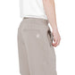 Armani Exchange Brown Cotton Bermuda Shorts