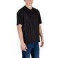 Armani Exchange Black Cotton T-Shirt