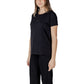 Armani Exchange Black Cotton T-Shirt