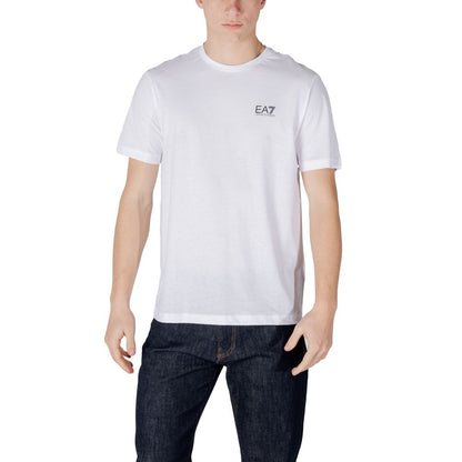 EA7 Emporio Armani Black And White Cotton Sportswear