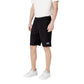 EA7 Emporio Armani Black Cotton Bermuda Shorts