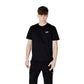 EA7 Emporio Armani Black And White Cotton Sportswear