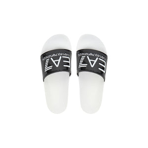 EA7 Emporio Armani Black And White Pvc Slippers