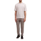 Armani Exchange Beige Lyocell Casual Pants
