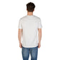 Armani Exchange Cream Cotton T-Shirt