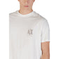 Armani Exchange Cream Cotton T-Shirt
