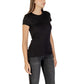 Armani Exchange Black Cotton T-Shirt