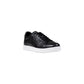 EA7 Emporio Armani Black Leather Sneakers