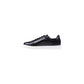 EA7 Emporio Armani Black Leather Sneakers