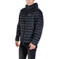 Armani Exchange Blue Polyamide Shell Jacket