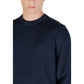 Hugo Boss Blue Cotton Sweatshirt