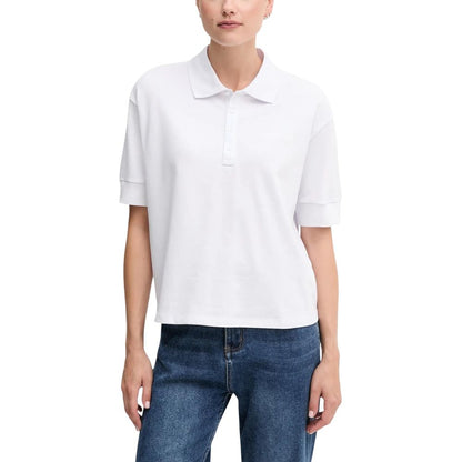 Armani Exchange White Cotton T-Shirt