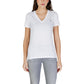Armani Exchange White Cotton T-Shirt