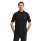 Armani Exchange Black Cotton Polo Shirt