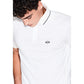 Armani Exchange White Cotton Polo Shirt