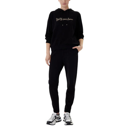 EA7 Emporio Armani Black Cotton Tracksuit