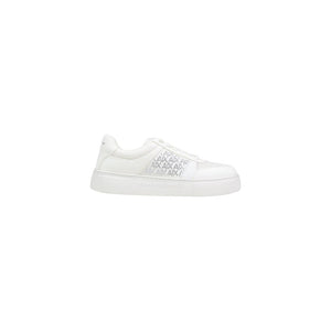 Armani Exchange White Polyamide Athletic Sneakers