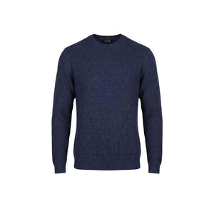 Armani Exchange Blue Viscose Sweatshirt