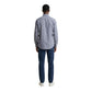 Armani Exchange Blue Polyester Dress Shirt