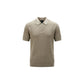 Armani Exchange Beige Cotton Polo Shirt