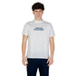 Armani Exchange White Cotton T-Shirt