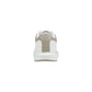 Armani Exchange Cream Leather Low Top Sneakers