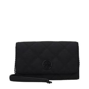 Tory Burch Black Leather Clutch Bag