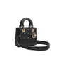 Dior Black Lamb Leather Shoulder Bag