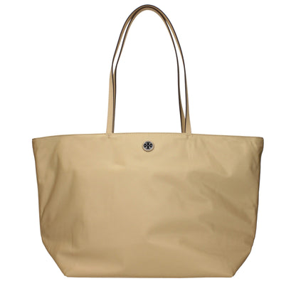 Tory Burch Beige Fabric Shoulder Bag