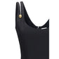 Versace Black Wool Oves Aries Casual Dress