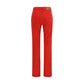 Chloé Red Cotton Casual Pants