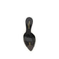 Saint Laurent Black Calf Leather Bos Taurus Sandals
